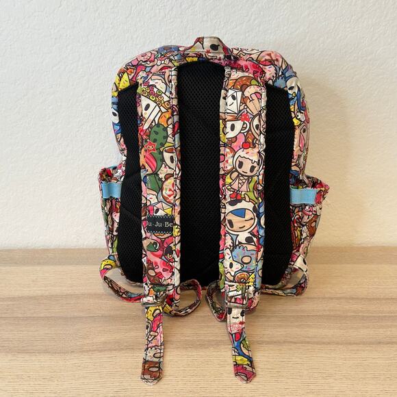 Ju-Ju-Be x Tokidoki MiniBe Mini Backpack w 2 Charms Rare Tokipops Print *Read main image 9